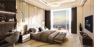 Living Room in 3 BHK Apartment at Signature Global Twin Tower DXP, Sector 84 – for Sale