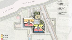 Master Plan in 3 BHK Apartment at Signature Global Twin Tower DXP, Sector 84 – for Sale