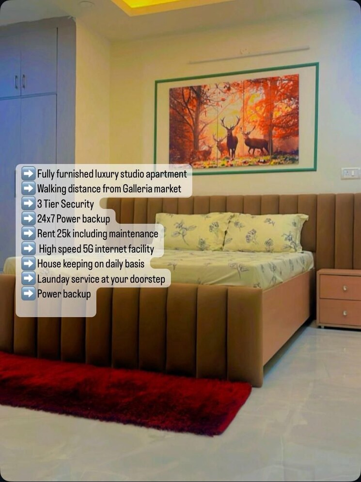 Bedroom, sector 31 Studio 687 Sq.Ft. Builder Floor In Sector 31 Gurgaon 9002203