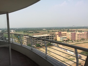 Balcony in 3 BHK Apartment at Raheja Vedaanta, Sector 108 – for Rent