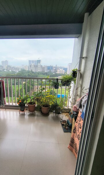 Balcony in 2 BHK Apartment at Sukhwani Hermosa Casa, Mundhwa – for Rent