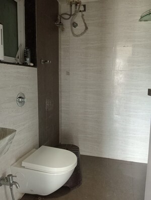 Bathroom in 3 BHK Apartment at Om Malaygiri CHS, Borivali East – for Sale