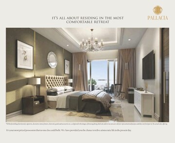 Living Room in 3 BHK Apartment at Om Pallacia, C-Scheme – for Sale