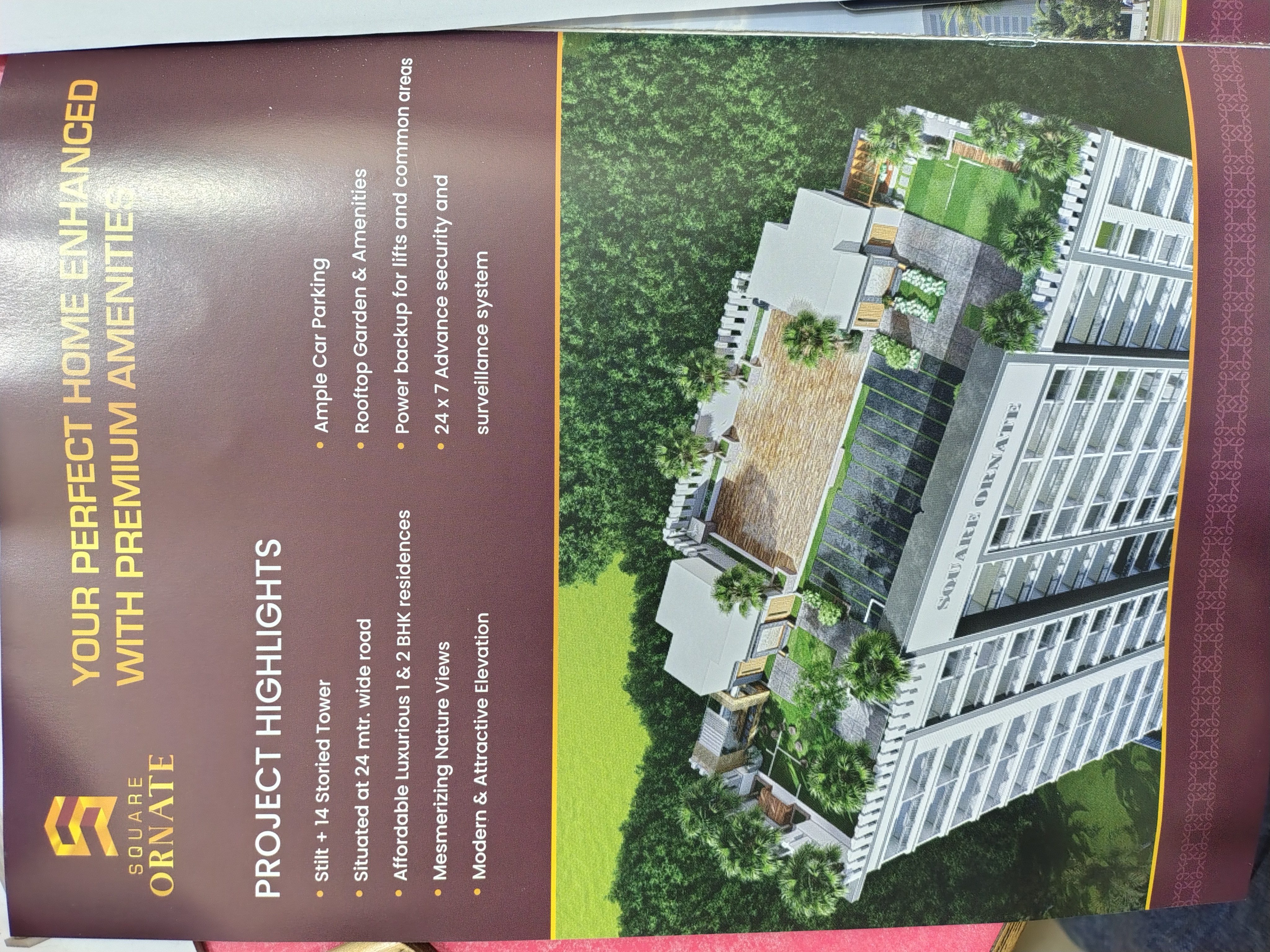 2 BHK Apartment For Sale in Square Ornate 