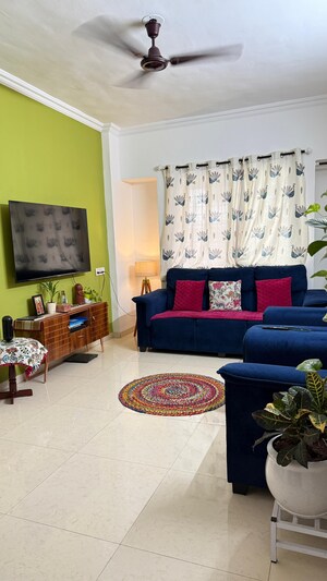 Living Room in 1 BHK Apartment at Goodwill Orchids, Dhanori – for Sale