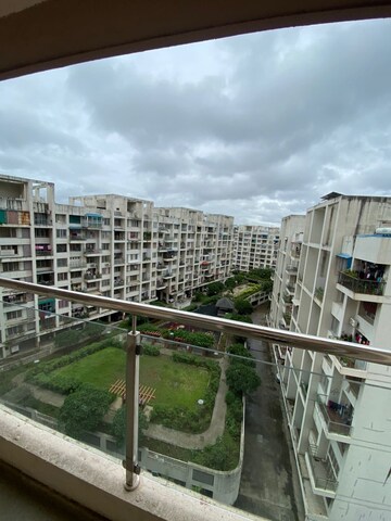 Balcony in 2 BHK Apartment at Urban Skyline Phase 1, Ravet – for Rent