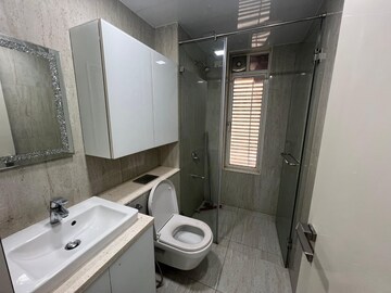 Bathroom in 4 BHK Apartment at Runwal Elegante, Andheri West – for Rent