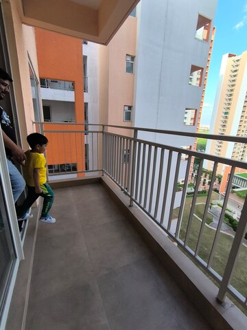 Balcony in 3 BHK Apartment at Shapoorji Pallonji Joyville Phase 2, Sector 102 – for Rent
