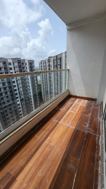 Balcony in 2 BHK Apartment at Lake View Apartments Powai, Powai – for Rent