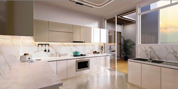 Kitchen in 3 BHK Apartment at Signature Global Twin Tower DXP, Sector 84 – for Sale