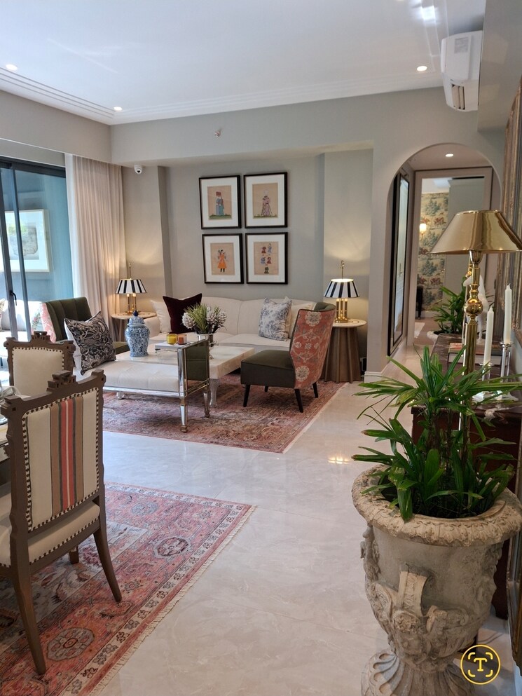 Living Room, signature-global-twin-tower-dxp 3 Bedroom 2980 Sq.Ft. Apartment In Sector 84 Gurgaon 9002679