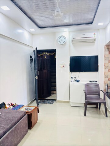 Living Room in 1 BHK Apartment at Geetai CHS, Kharghar Sector 21 – for Rent