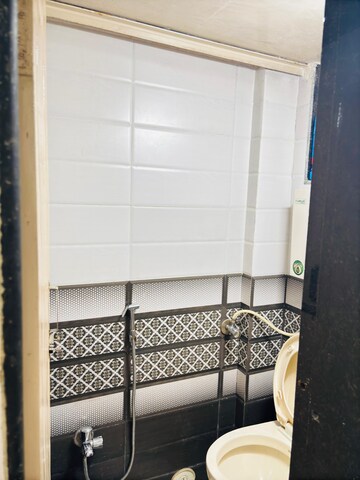 Bathroom in 1 BHK Apartment at Geetai CHS, Kharghar Sector 21 – for Rent