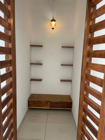 Staircase in 4 BHK Apartment at LnT Raintree Boulevard, Hebbal – for Rent
