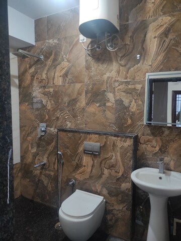 Bathroom in 3 BHK Builder Floor at Judicial Layout – for Rent