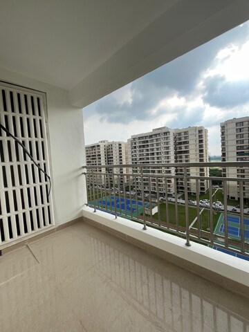 Balcony in 3 BHK Apartment at Sector 19 Dwarka – for Rent