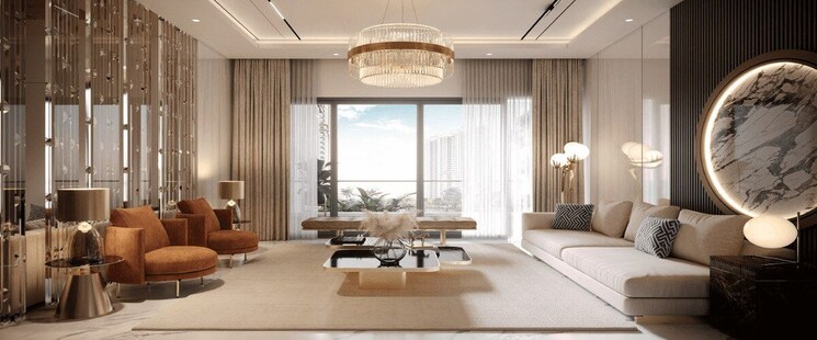Living Room, m3m-merlin 3 Bedroom 2035 Sq.Ft. Apartment In Sector 67 Gurgaon 9002725