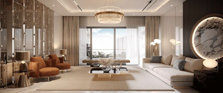Living Room, m3m-merlin 3 Bedroom 2035 Sq.Ft. Apartment In Sector 67 Gurgaon 9002725