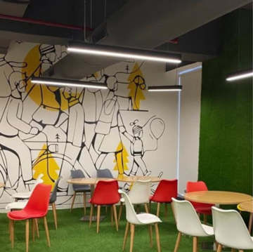 Team Area in  Office Space at Lotus Signature, Dhakoji Sethpada – for Rent