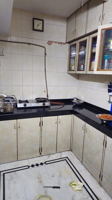 Kitchen in 3 BHK Apartment at Jivdaya CHS, Ghatkopar West – for Rent