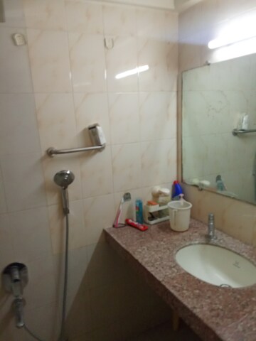 Bathroom in 3 BHK Apartment at Rustomjee Regency, Dahisar West – for Rent
