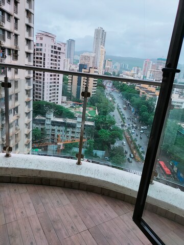 Balcony in 2 BHK Apartment at Je and Vee Vrindavan, Malad East – for Rent