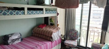 Bedroom in 2 BHK Apartment at Harmony Signature Towers, Owale – for Rent