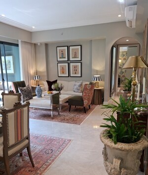 Living Room in 4 BHK Apartment at Signature Global Twin Tower DXP, Sector 84 – for Sale