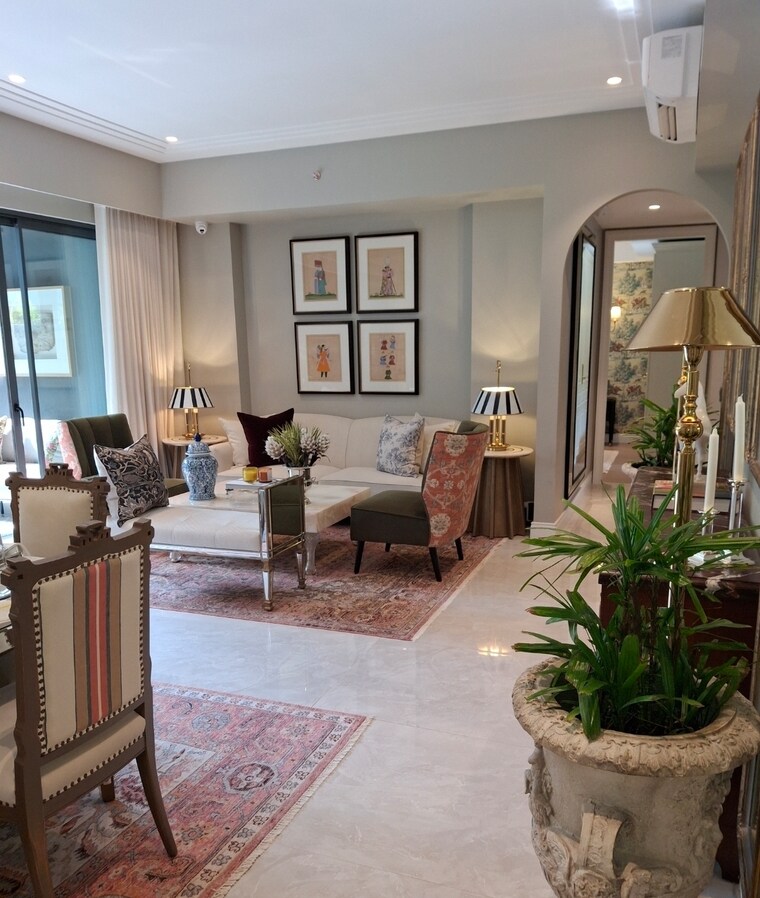 Living Room, signature-global-twin-tower-dxp 4 Bedroom 3785 Sq.Ft. Apartment In Sector 84 Gurgaon 9002943