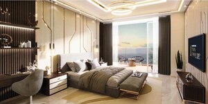 Living Room in 4 BHK Apartment at Signature Global Twin Tower DXP, Sector 84 – for Sale