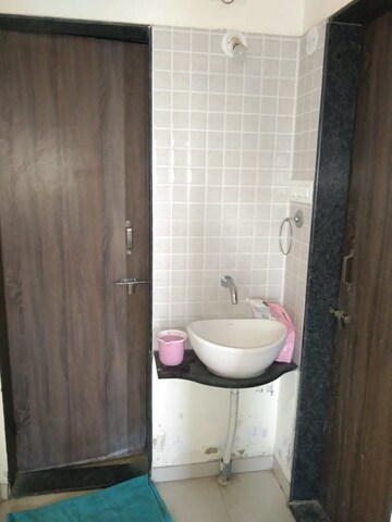 Bathroom in 1 BHK Apartment at Vijayalaxmi Laxmisatyam Residency, Dhanori – for Rent
