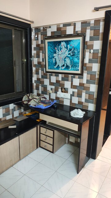 Kitchen in 1 BHK Apartment at Brightland 3 CHS Ltd. D1 D2, Dhokali – for Rent
