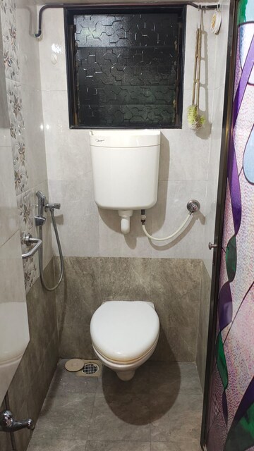 Bathroom in 1 BHK Apartment at Brightland 3 CHS Ltd. D1 D2, Dhokali – for Rent
