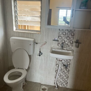 Bathroom in 2 BHK Apartment at Kumar Samruddhi Society, Bhim Nagar – for Sale