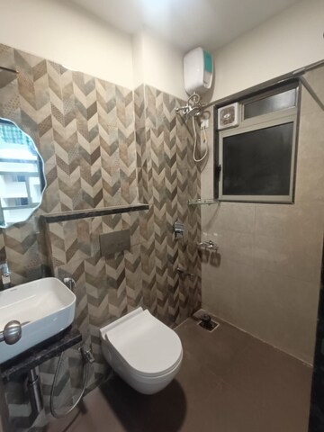 Bathroom in 1 BHK Apartment at Veena Smart Homes, Kandivali West – for Rent