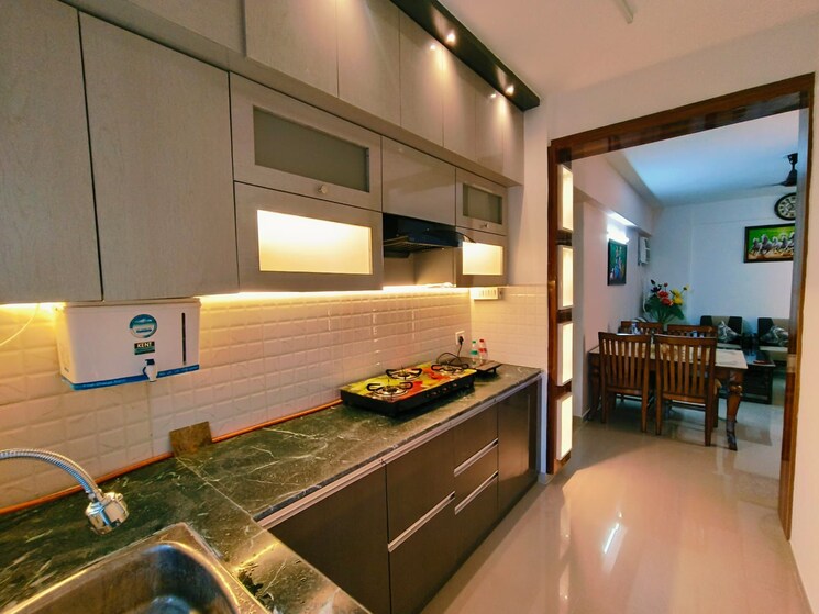 Kitchen, shree-vardhman-green-court 2 Bedroom 690 Sq.Ft. Apartment In Sector 90 Gurgaon 9003000