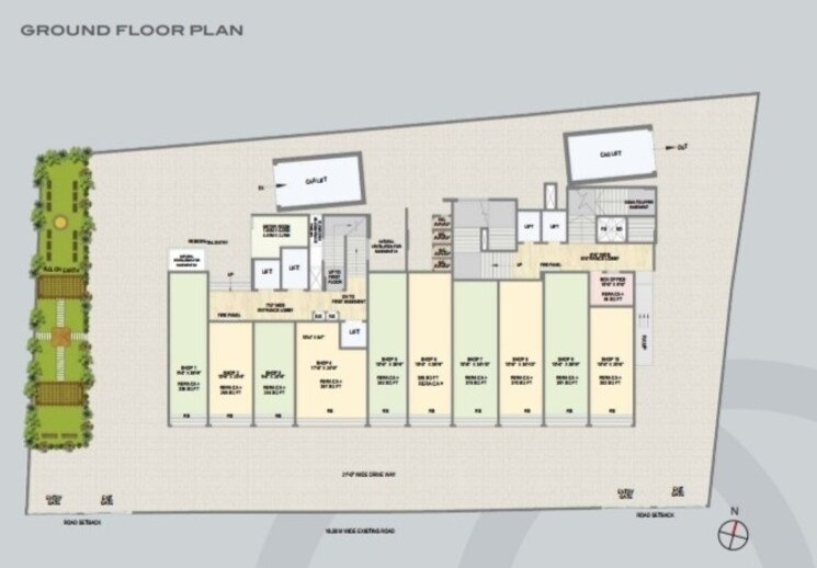 Floor Plan, dream-olympia 1 Bedroom 466 Sq.Ft. Apartment In Bhandup West Mumbai 9003111