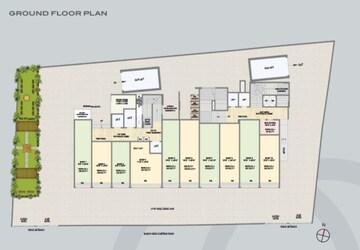 Floor Plan in 1 BHK Apartment at Dream Olympia, Bhandup West – for Sale