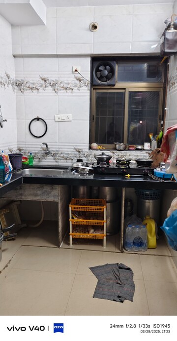 Kitchen in 1 BHK Apartment at Prestige Residency Thane, Ghodbunder Road – for Rent