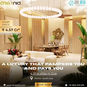 Living Room in 4 BHK Villa at Thivim – for Sale