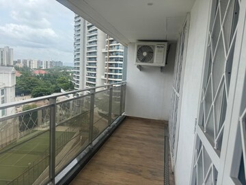 Balcony in 3 BHK Apartment at Amanora Gateway Towers, Hadapsar – for Rent