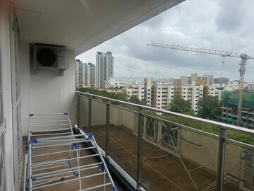 Balcony in 3 BHK Apartment at Amanora Gateway Towers, Hadapsar – for Rent