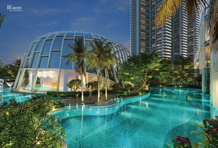 Swimming Pool, indiabulls-estate-and-club 3.5 Bedroom 2570 Sq.Ft. Apartment In Sector 104 Gurgaon 9003219