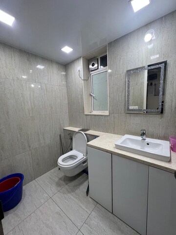 Bathroom in 4 BHK Apartment at Runwal Elegante, Andheri West – for Rent