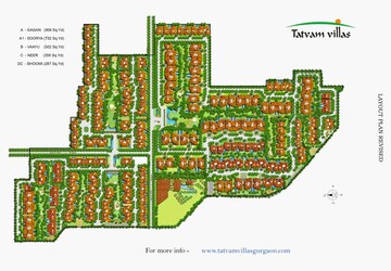 Master Plan in 4 BHK Villa at Vipul Tatvam Villas, Sector 48 – for Sale