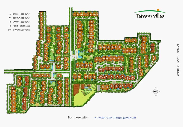 Master Plan, vipul-tatvam-villas 4 Bedroom 4000 Sq.Ft. Villa In Sector 48 Gurgaon 9003332