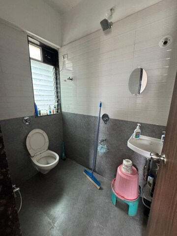 Bathroom in 1 BHK Apartment at Skycity, Bhandup West – for Rent
