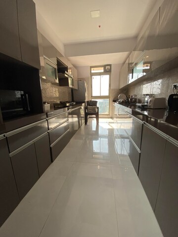 Kitchen in 4 BHK Apartment at Transcon Triumph Tower, Andheri West – for Rent