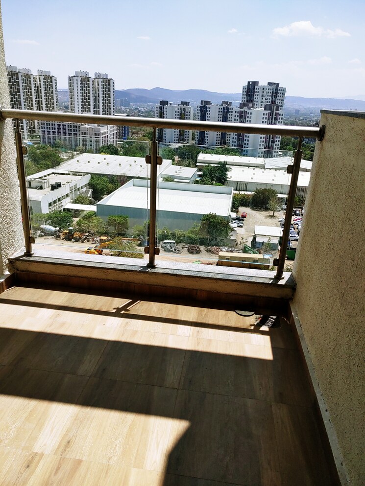 Balcony, kumar-megapolis-saffron 2 Bedroom 800 Sq.Ft. Apartment In Hinjewadi Pune 9003417