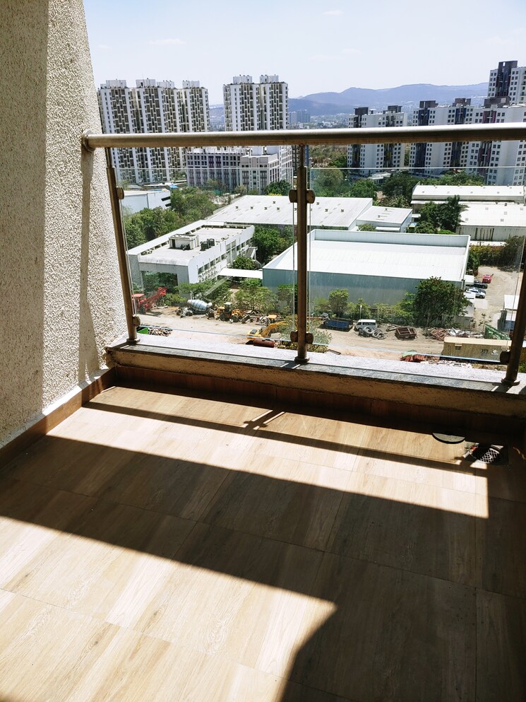 Balcony, kumar-megapolis-saffron 2 Bedroom 800 Sq.Ft. Apartment In Hinjewadi Pune 9003417